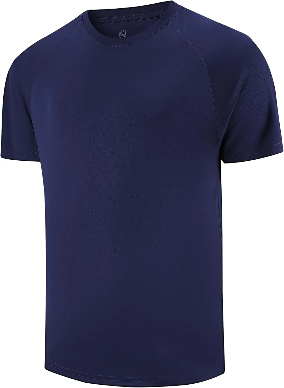 5 Pack Men's Dry Fit T Shirts Athletic Running Gym Workout Short Sleeve Tee Shirts for Men