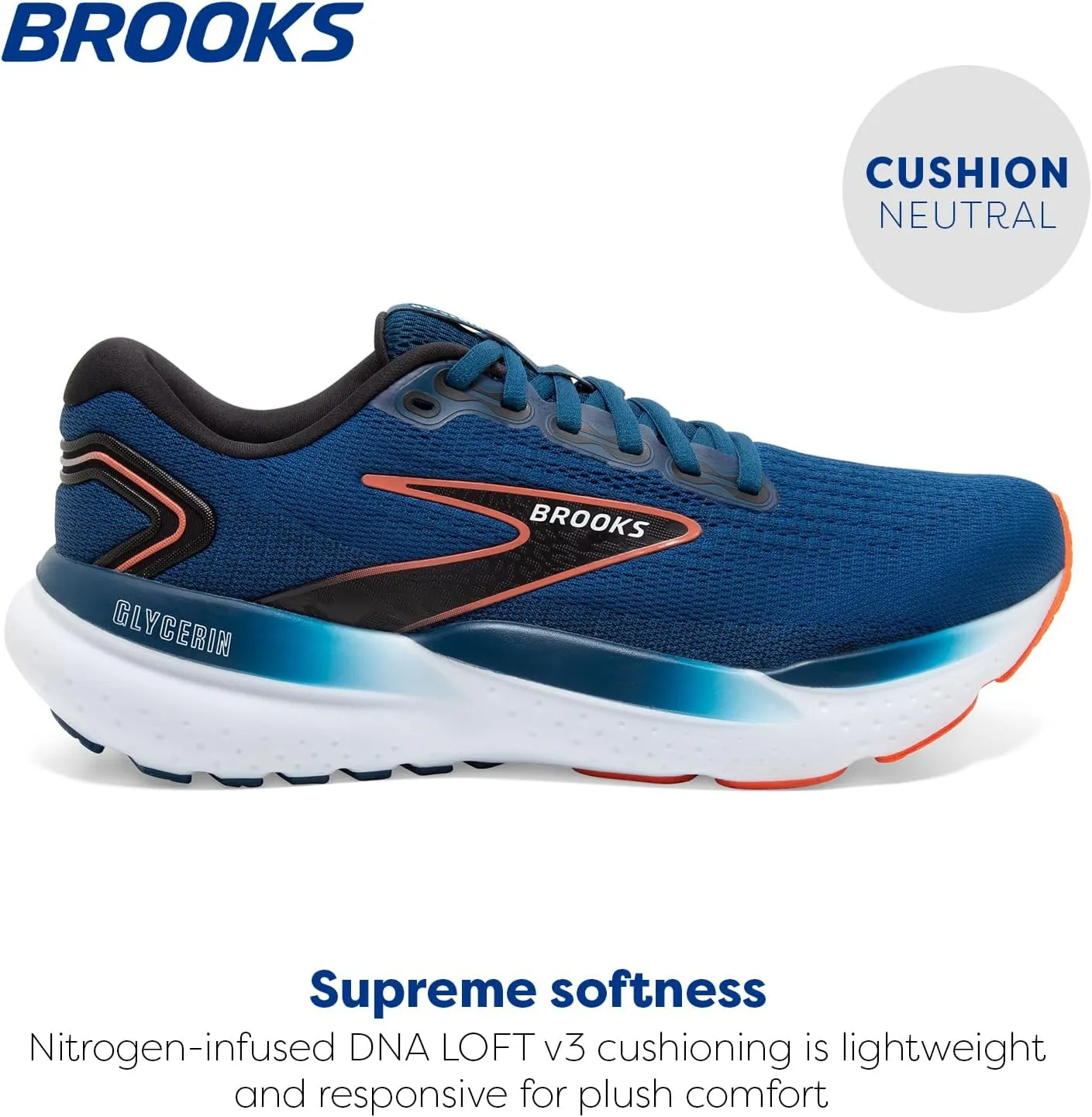 Brooks Men??s Glycerin 21 Neutral Running Shoe