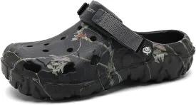 CERYTHRINA Men??s Clogs Garden Shoes: Sandals ?C Camo Lightweight Home Slippers - Non-Slip Athletic Walking Shoes for Teens & Adults (18?C35)