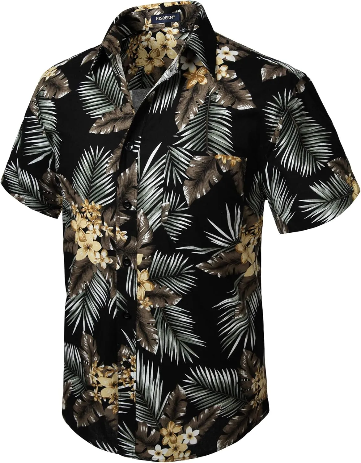 Hawaiian Shirt for Men Short Sleeve Button Down Shirt Men Casual Summer Tropical Beach Aloha Shirts for Men Hawaii Party