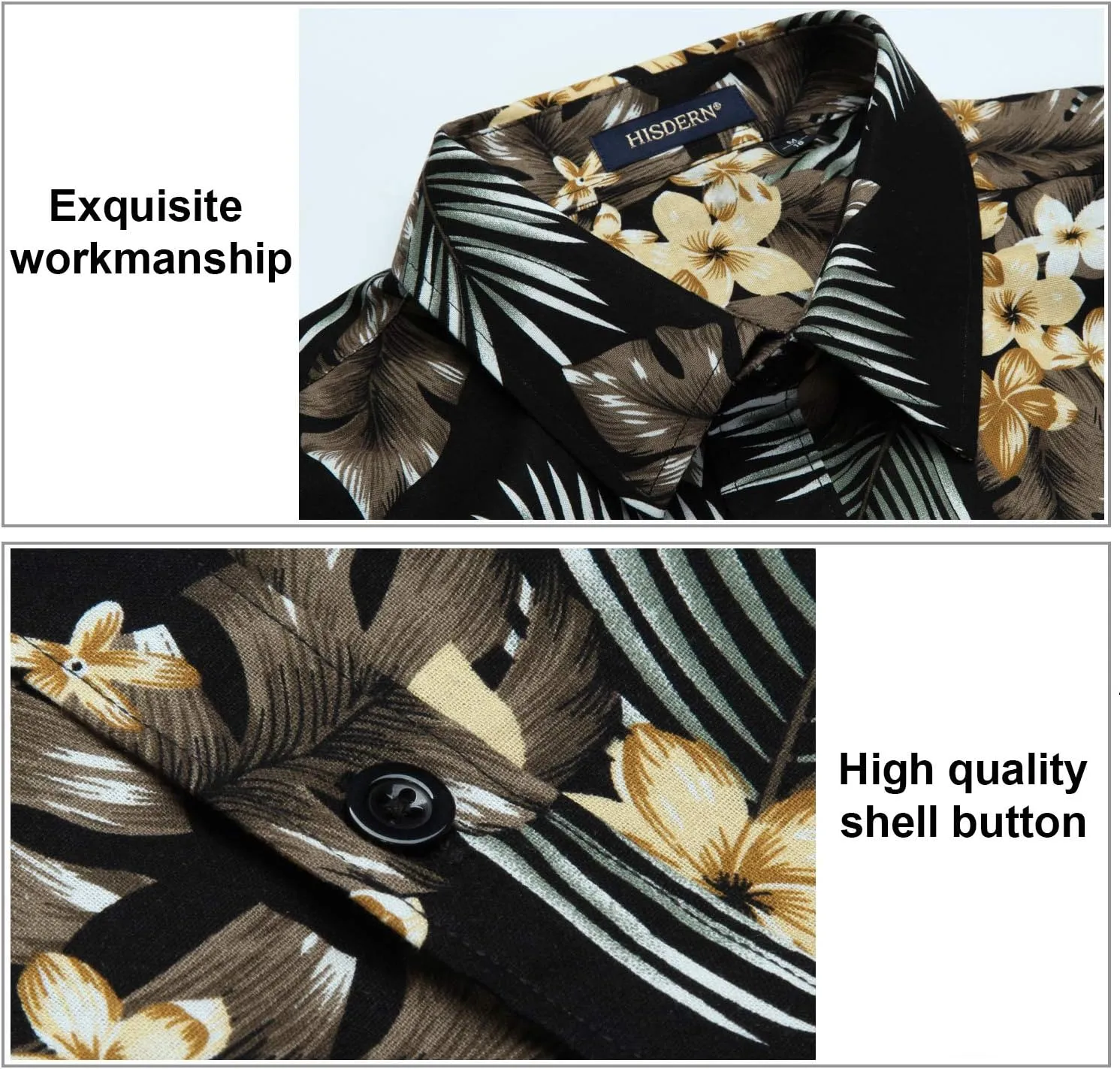 Hawaiian Shirt for Men Short Sleeve Button Down Shirt Men Casual Summer Tropical Beach Aloha Shirts for Men Hawaii Party