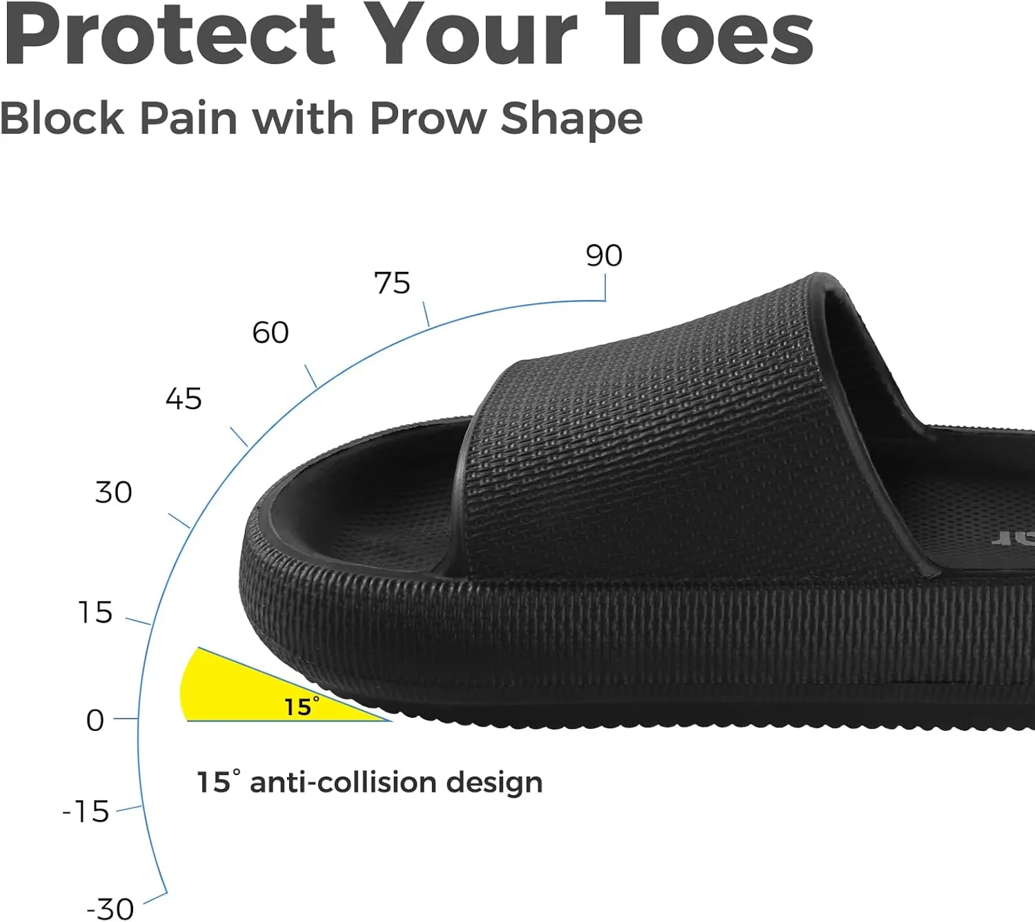 Leevar Cloud Slides for Women and Men - Soft, Comfy, Relax Cloud Slippers, Thick Sole, Non-slip Slides for Men, Easy to Clean, Shower, Swimming, Beach, Indoor and Outdoor Slides for Men