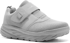 OrthoComfoot Men's Orthopedic Diabetic Wide Walking Shoes: Comfortable Cushion Arch Support Plantar Fasciitis Sneakers, Orthotic High Arch Swollen Feet Adjustable Work Shoes for Ankle and Heel Pain