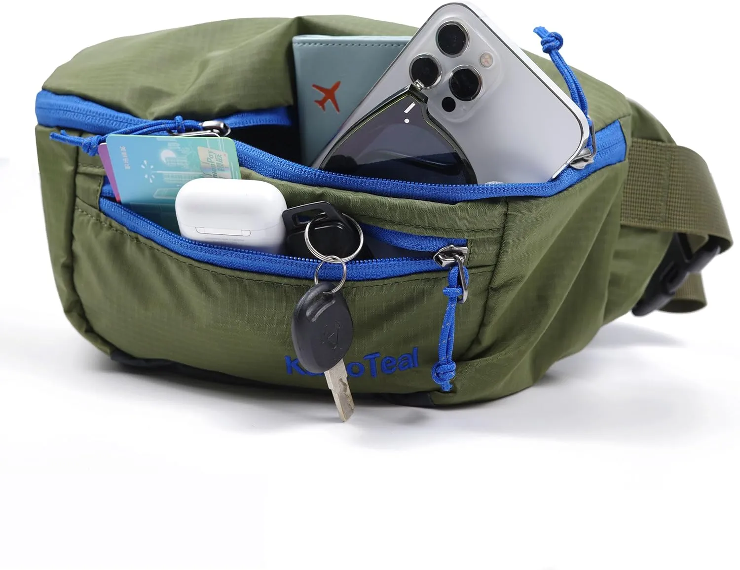 Ultralight Crossbody Fanny Pack 3L, Large Water Resistant Waist Pack for Women & Men, Cycling, Hiking and Travel